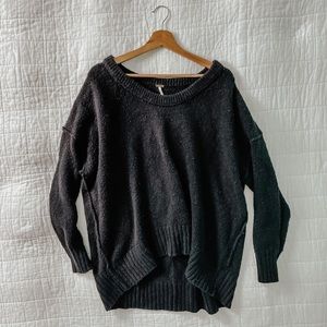 Free People Black Sweater
